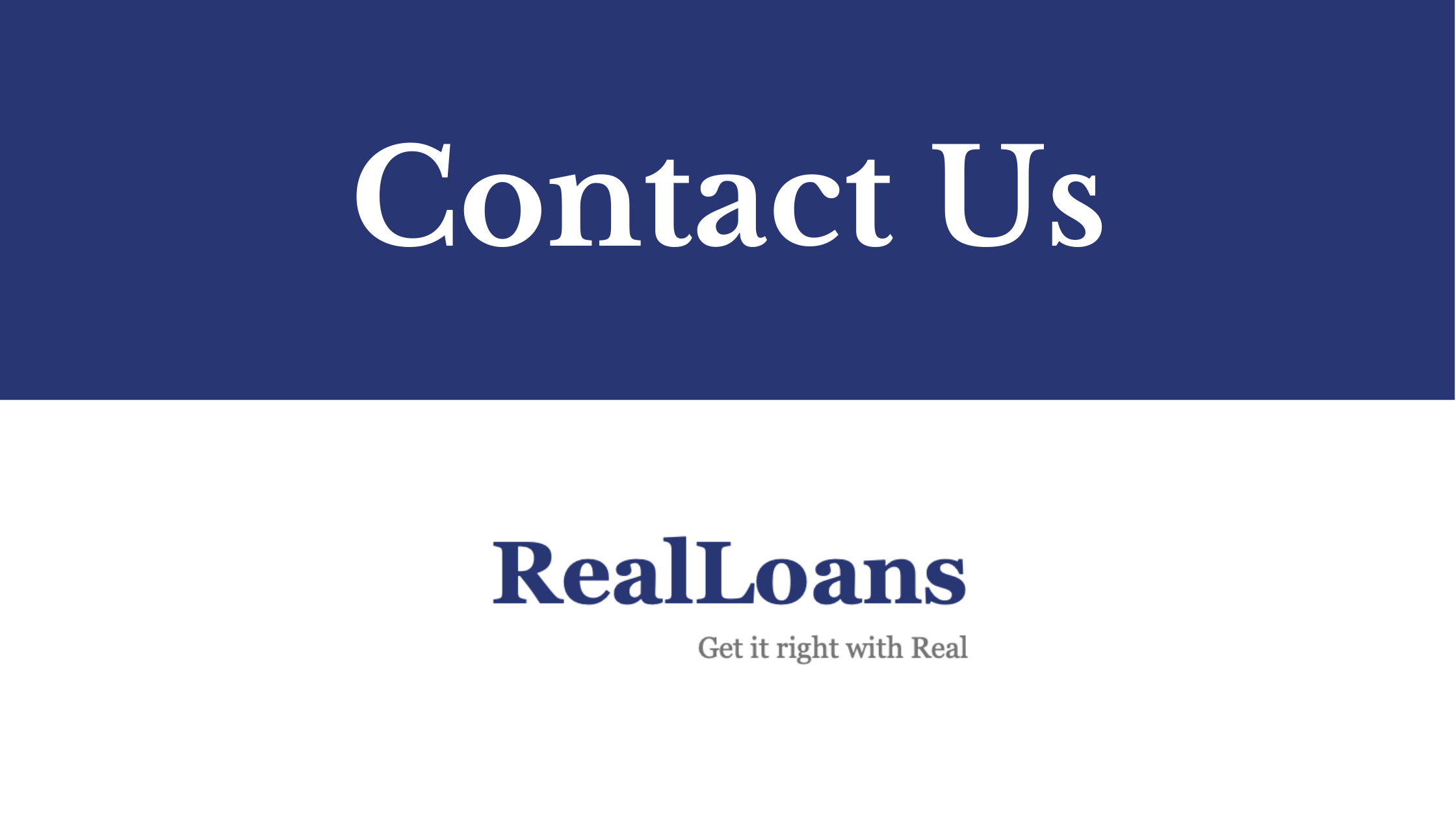 Contact Realloans Australia For All Types Of Loans